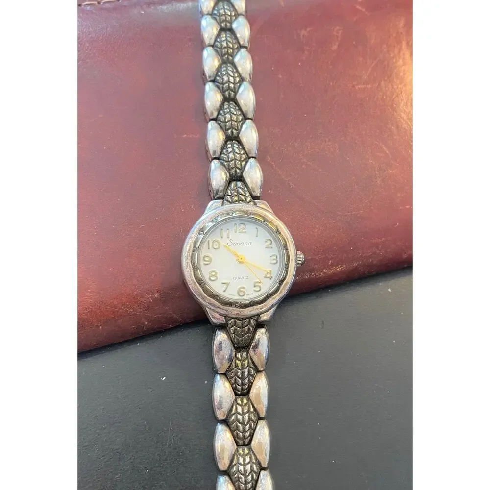 Women's Two Tone 25mm Savana Watch, Bracelet Band, Great Detail